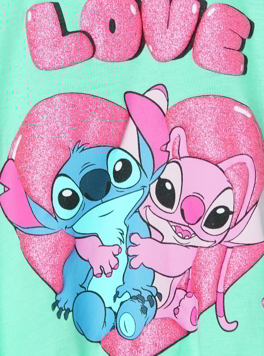 Buy Girls Lilo & Stitch Printed Top Online at just Rs. 349.0