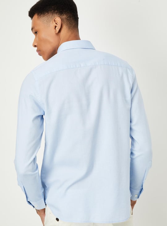 Men Regular Fit Solid Shirt
