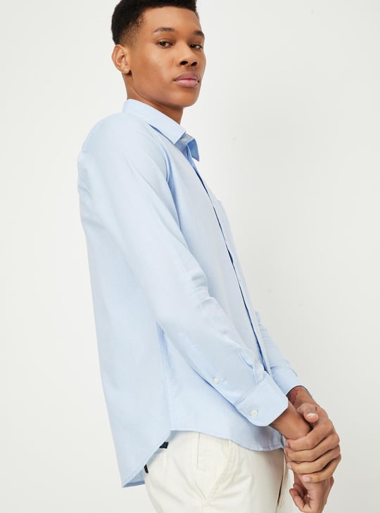 Men Regular Fit Solid Shirt