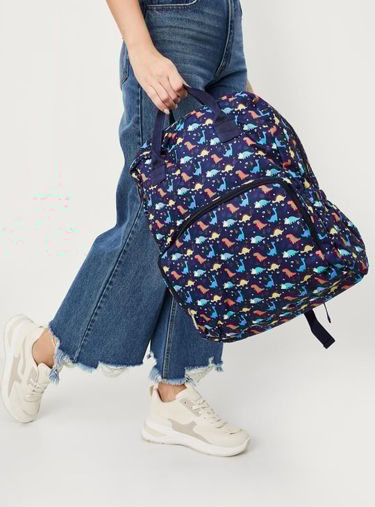 Women Printed Diaper Backpack