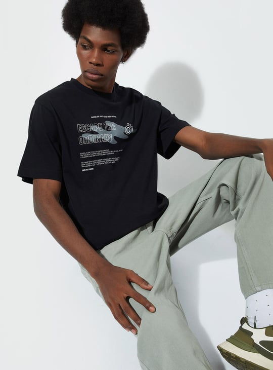 URB_N Men Regular Fit Graphic T-shirt