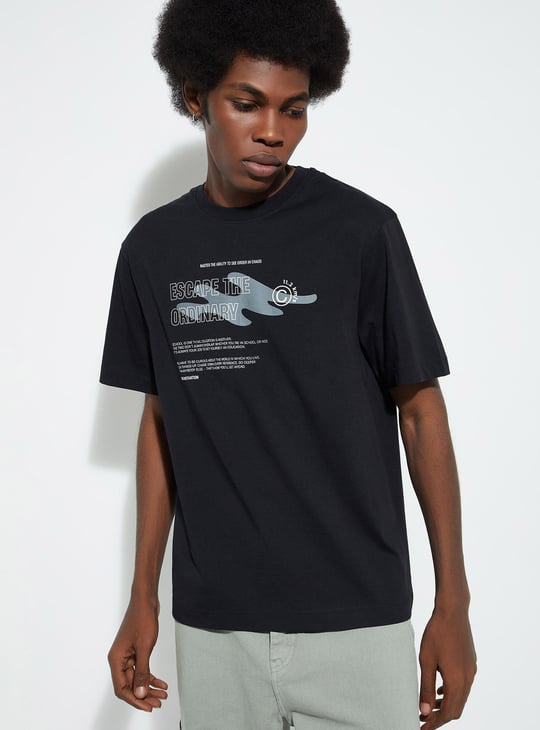 URB_N Men Regular Fit Graphic T-shirt