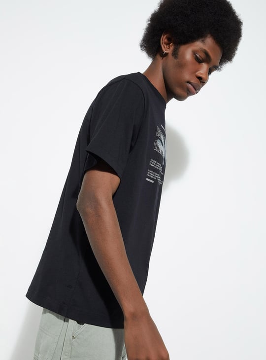 URB_N Men Regular Fit Graphic T-shirt