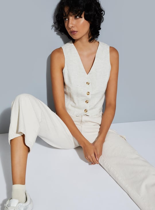 URB_N Women Solid Vest Top