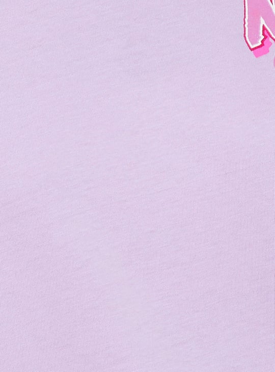 URB_N Women Oversized Sakura Printed T-shirt