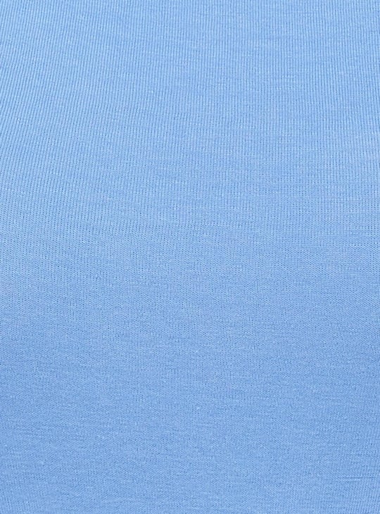 Women Garfield Print Layered Sports Crop T-shirt