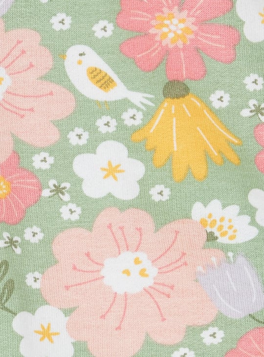 Girls Printed Shorts Set