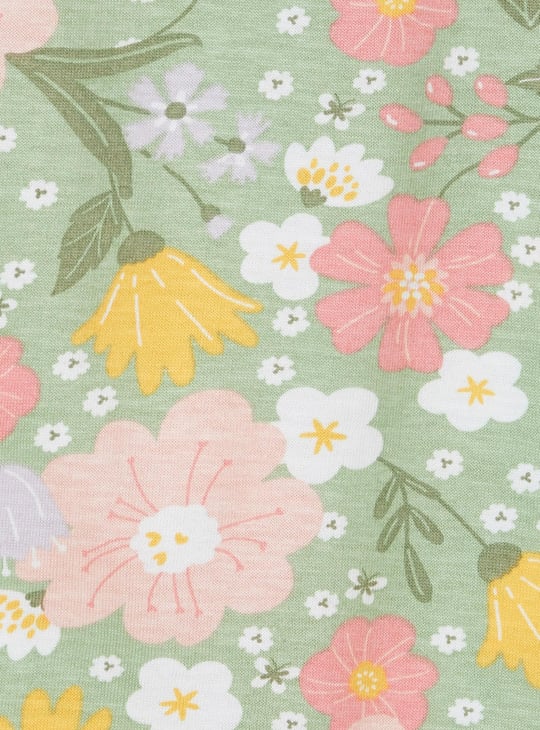 Girls Printed Shorts Set