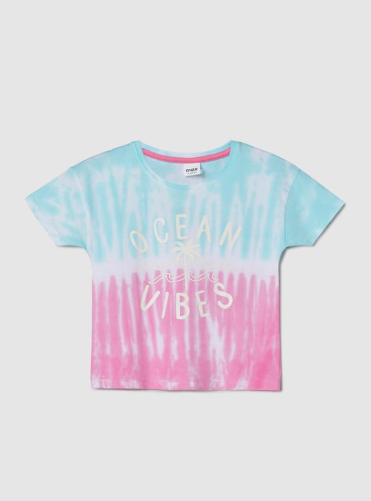 Girls Tie and Dye Shorts Set