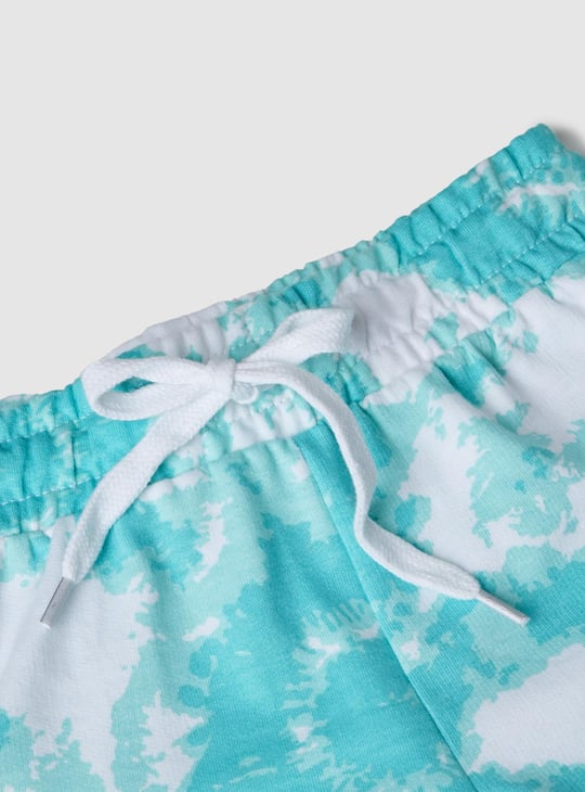 Girls Tie and Dye Shorts Set
