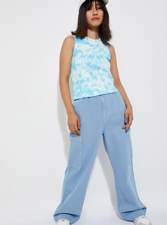 URB_N Women Tie & Dye Tank Top