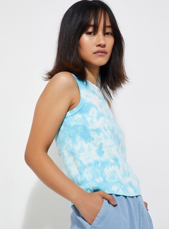 URB_N Women Tie & Dye Tank Top