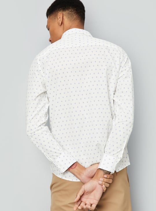 Men Slim Fit Printed Casual Shirt
