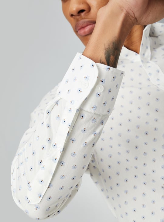 Men Slim Fit Printed Casual Shirt