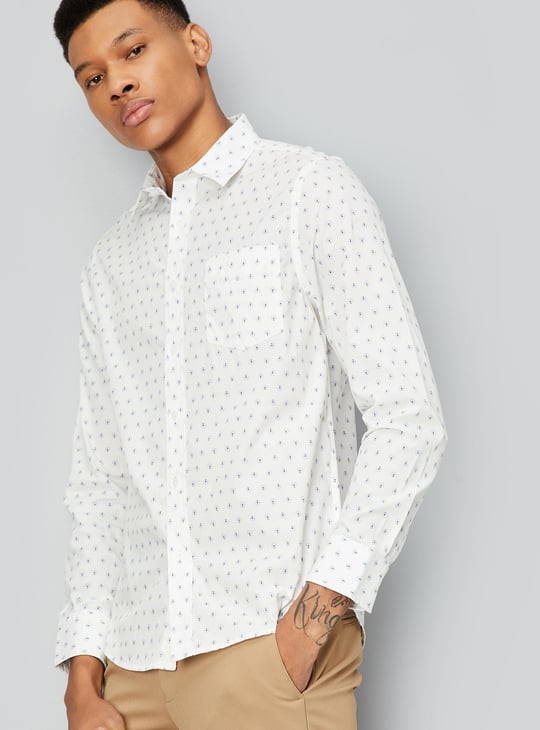 Men Slim Fit Printed Casual Shirt