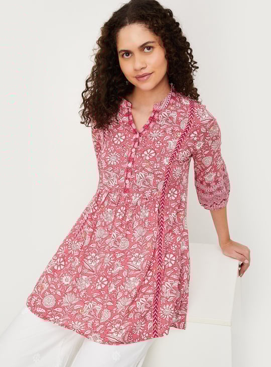 Women Printed A-line Tunic