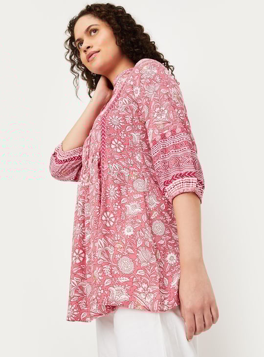 Women Printed A-line Tunic