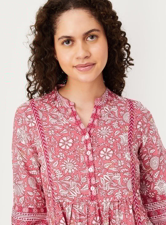 Women Printed A-line Tunic