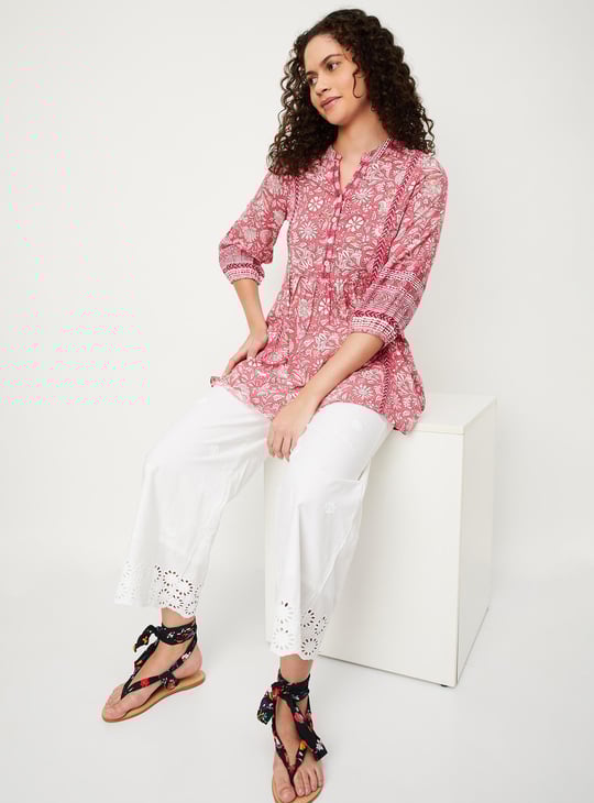 Women Printed A-line Tunic