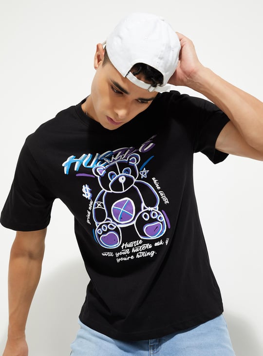 URB_N Men Regular Fit Graphic T-shirt