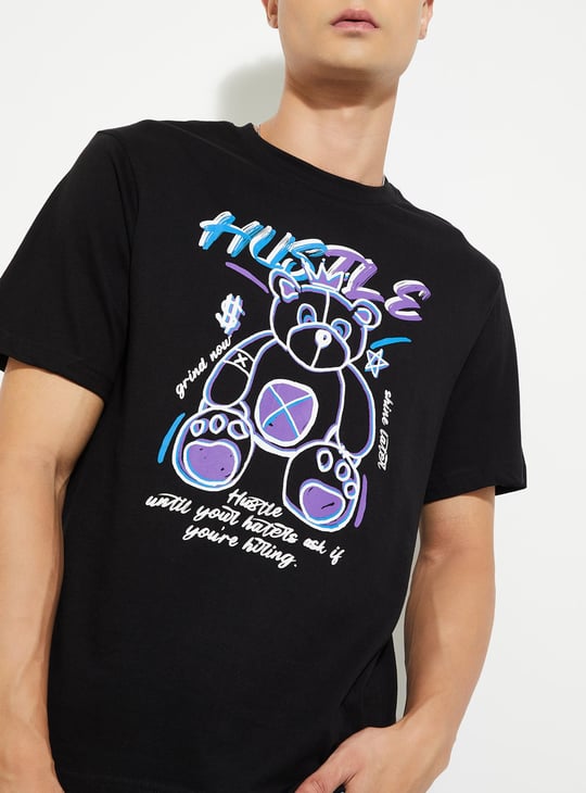 URB_N Men Regular Fit Graphic T-shirt