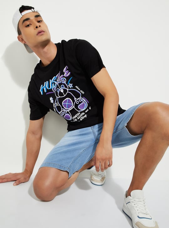 URB_N Men Regular Fit Graphic T-shirt