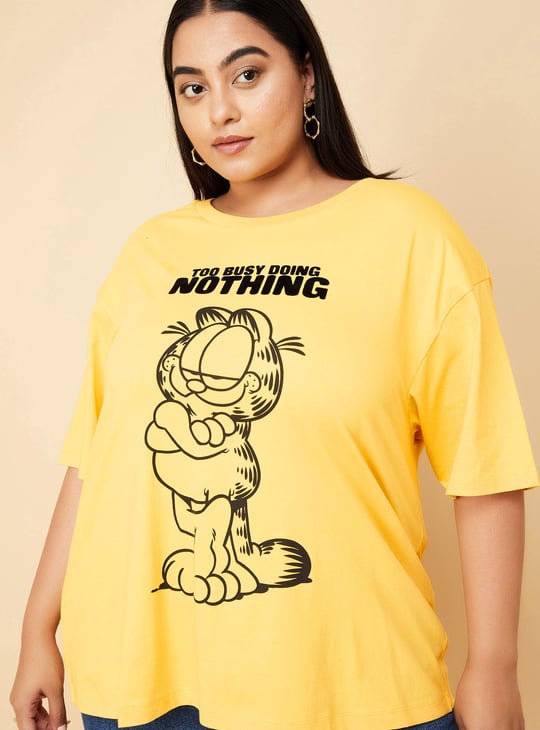 Women Garfield Printed T-shirt