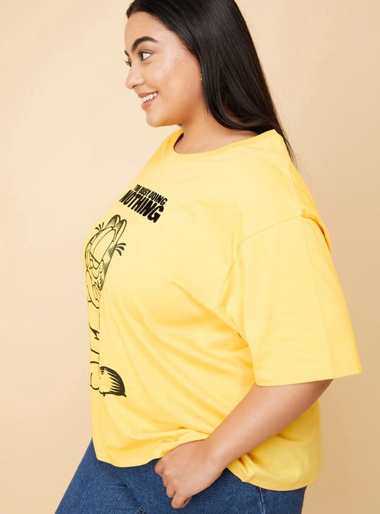 Women Garfield Printed T-shirt