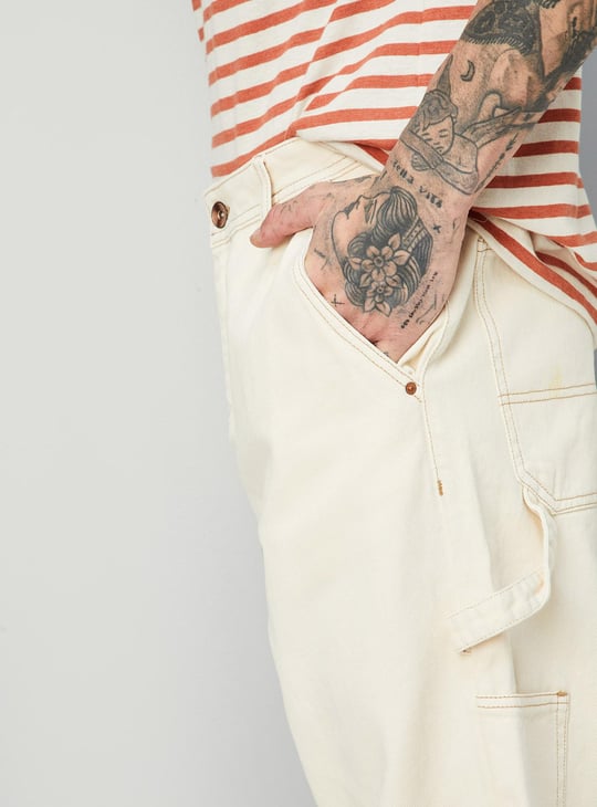 Men Solid Carpenter Jeans