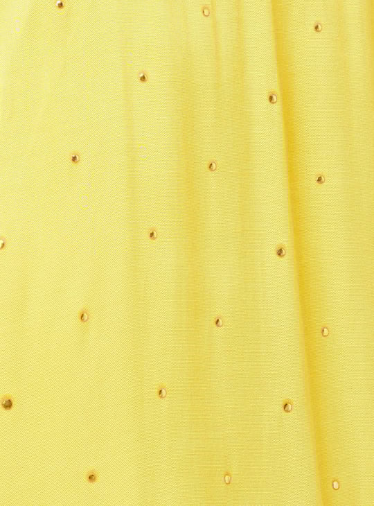 Women Embroidered Crop Top Set with Jacket