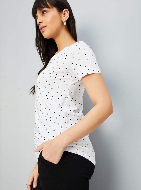 Dot mary logo tops ホワイト Dot mary logo tops white②