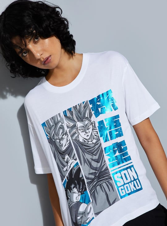 URB_N Women Anime Printed T-shirt
