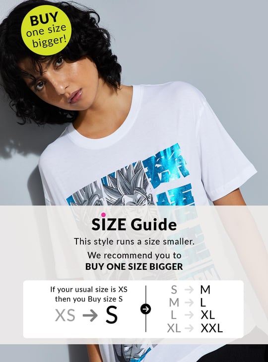 URB_N Women Anime Printed T-shirt