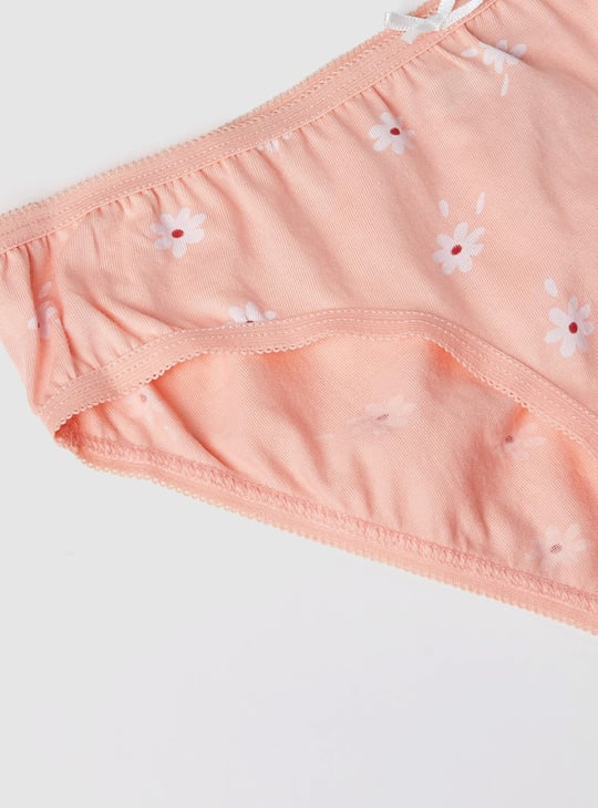 Girls Printed Panties - Pack of 3