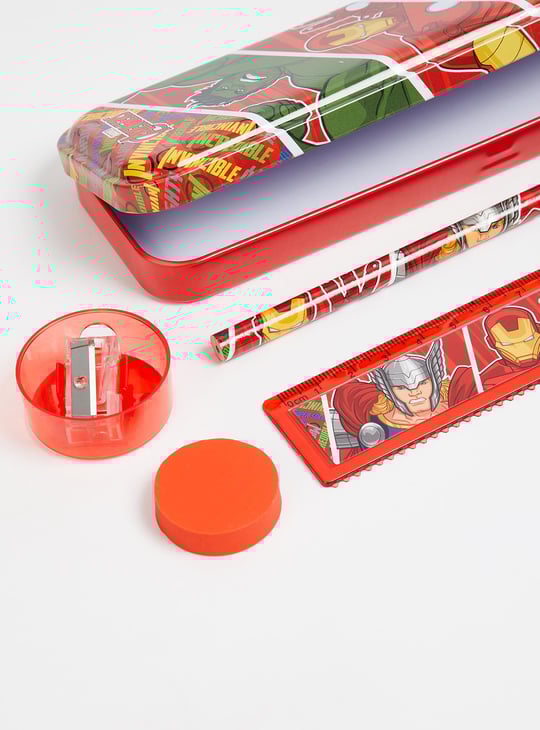 Kids Avengers Printed Pencil Box Gift Set