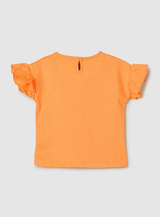 Girls Garfield Printed T-shirt