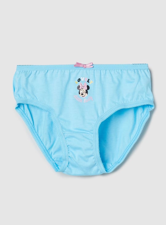 Girls Minnie Print Panties - Pack of 3