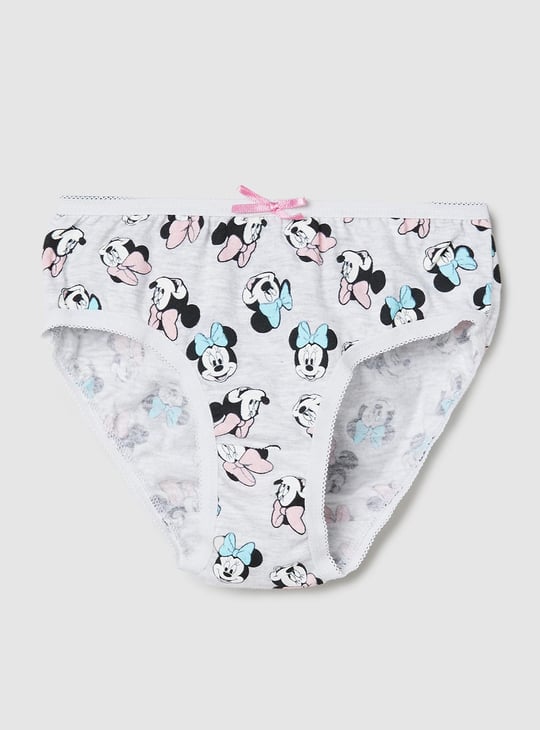 Girls Minnie Print Panties - Pack of 3