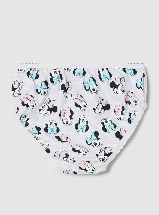Girls Minnie Print Panties - Pack of 3