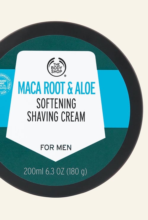 THE BODY SHOP Maca Root & Aloe Softening Shaving Cream - 200ml