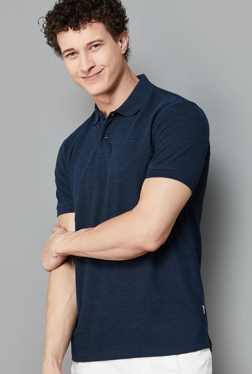 FAME FOREVER Solid Polo T-shirt