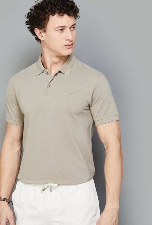 FAME FOREVER Solid Polo T-shirt