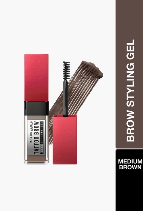 MAYBELLINE NEW YORK Tattoo Brow 3 Day Styling Brow Gel - Medium Brown - 6ml