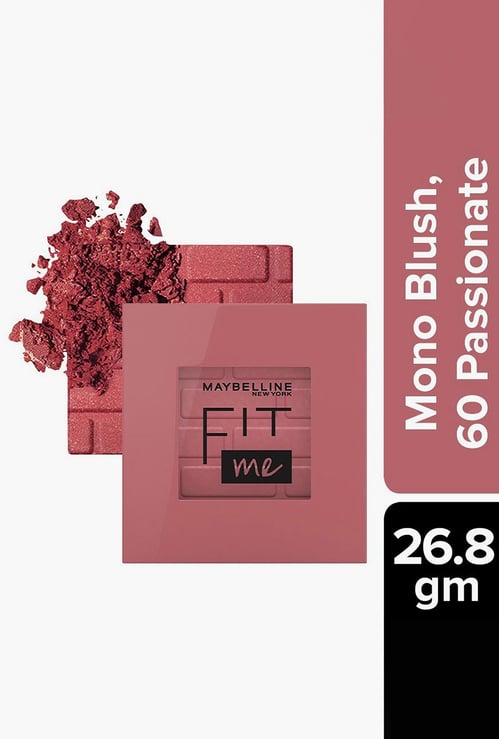 MAYBELLINE NEW YORK Fit Me Mono Blush - 60 Passionate - 4.5g