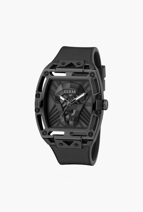 GUESS Legend Men Analog Watch with Silicone Strap - GW0500G2