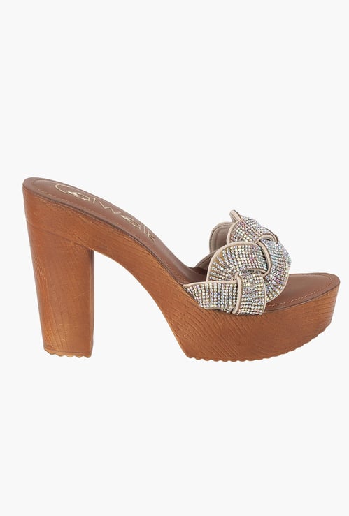 CATWALK Women Embellished Block Heels