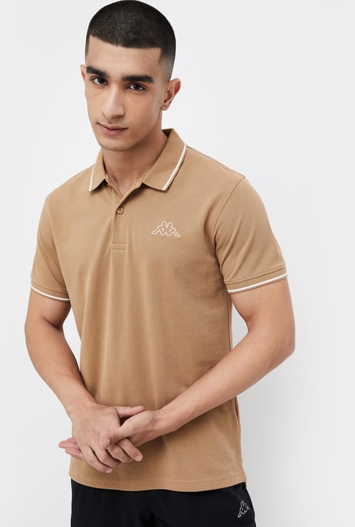 KAPPA Solid Sports Polo T-shirt