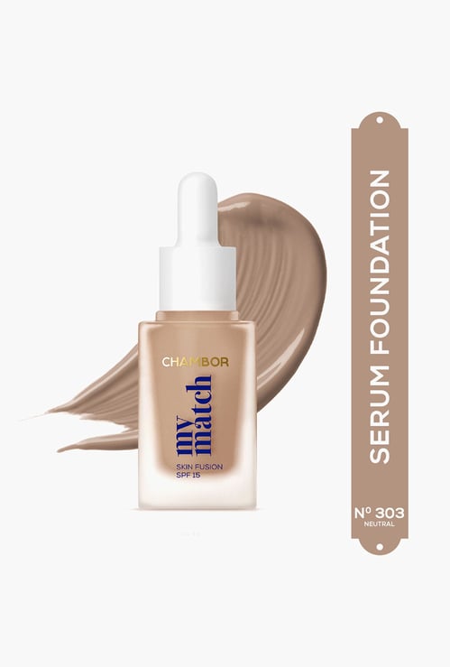 CHAMBOR My Match Skin Fusion Liquid Foundation- Neutral -303 - 20ml