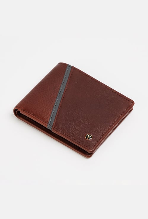 VAN HEUSEN Men Solid Leather Bi-Fold Wallet