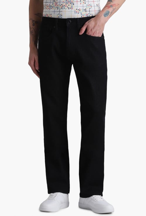 JACK & JONES Men Solid Bootcut Fit Jeans